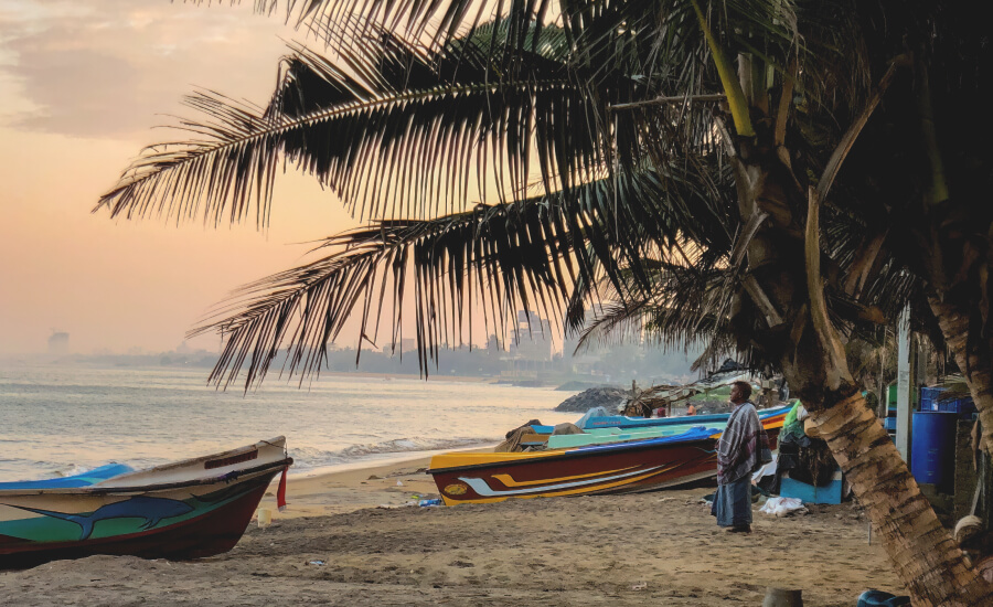 Sailing Through Azure Horizons: Reveling in the Harmony of Natural Water, Boat, Sky, and Cloud